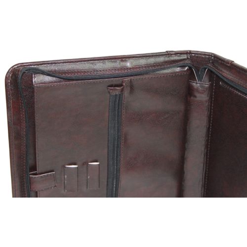 Папка-портфель деловая из кожзама Exclusive 710400-1 brown