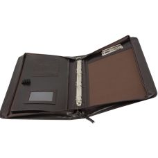 Папка портфель для документов из эко кожи JPB коричневая