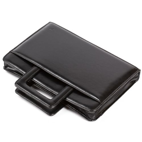 Папка портфель из эко кожи JPB AK-13 черная