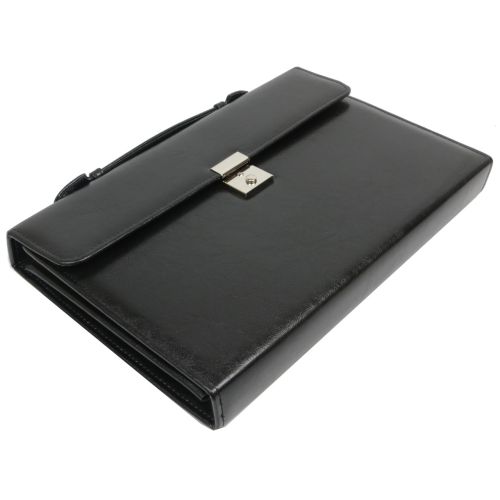 Папка-портфель из кожзаменителя JPB AK-09 Черный