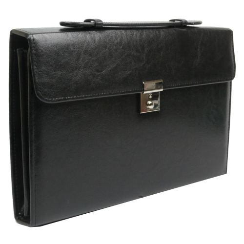 Папка-портфель из кожзаменителя JPB AK-09 Черный