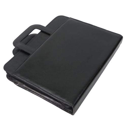 Папка-портфель Exclusive 718800 с двумя ручками искусственная кожа A4 35,5х28х4,5 см Черный
