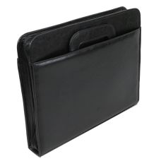 Папка-портфель Exclusive 718800 с двумя ручками искусственная кожа A4 35,5х28х4,5 см Черный