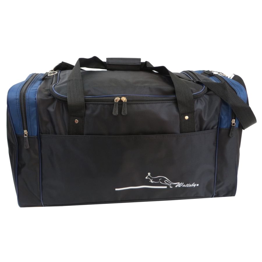 Дорожная сумка Wallaby 430-2 60L Черная с синим