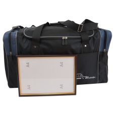 Дорожная сумка Wallaby 430-8 60L Черная с серым