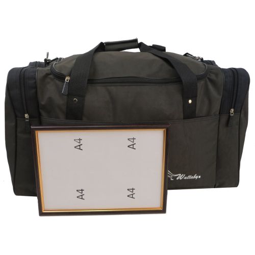 Дорожная сумка из нейлона Wallaby 437-6 62L Хаки