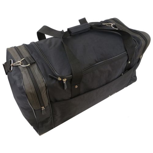 Дорожная сумка средняя  Wallaby 437-7 62L Черная со вставками хаки