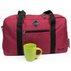 Дорожная сумка Wallaby 2550 burgundy 21L Бордовая