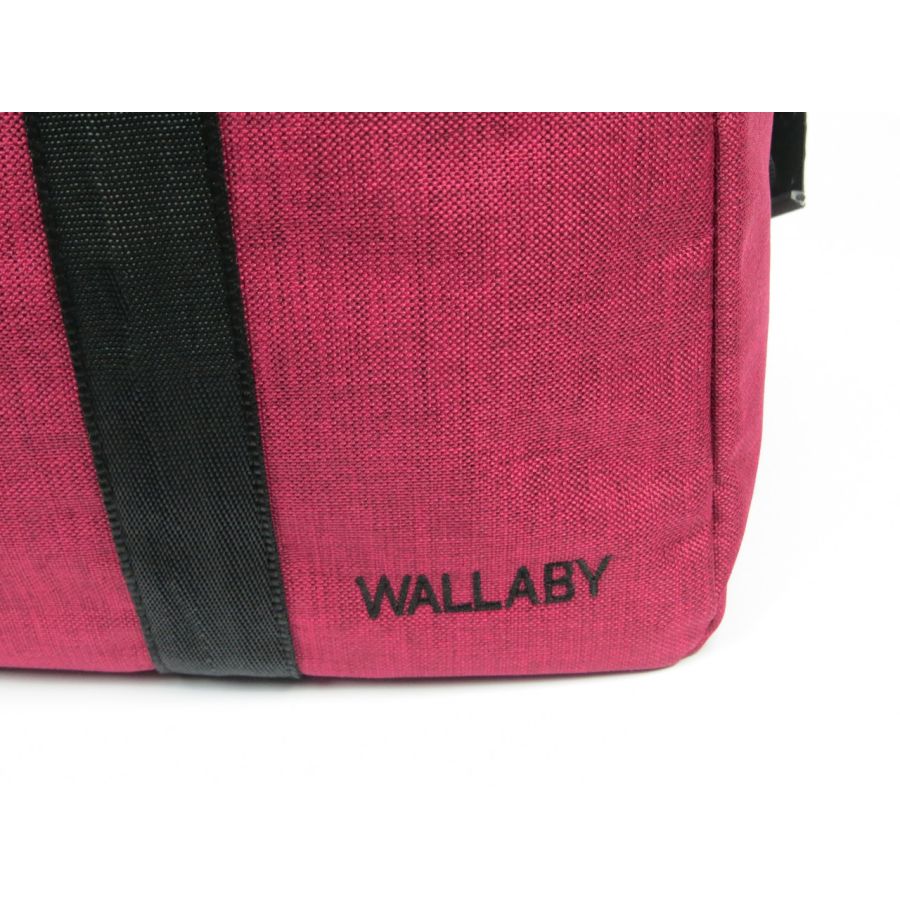 Дорожная сумка Wallaby 2550 burgundy 21L Бордовая