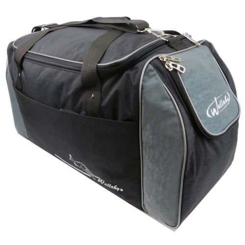 Спортивная сумка Wallaby 447-7 59 л Черная с серым 