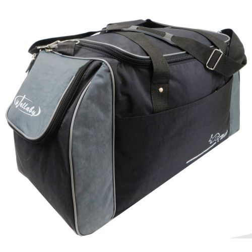 Спортивная сумка Wallaby 447-7 59 л Черная с серым 