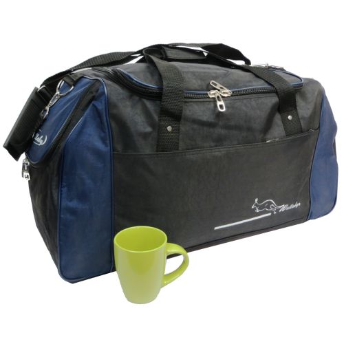 Спортивная сумка Wallaby 447-1 5L Черный с синим