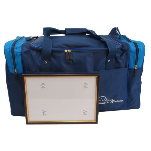 Сумка дорожная Wallaby 430-5 60л  Синяя с голубым