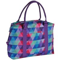 Женская спортивная сумка Paso 25L 16P-641D Разноцветная 