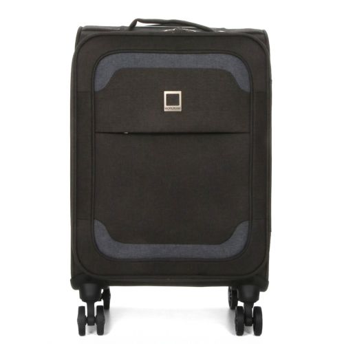Чемодан Малый (S) тканевый Ручная кладь Airtex Worldline Tirana 608 на 4 колесах 55x35x20см 30л Серый