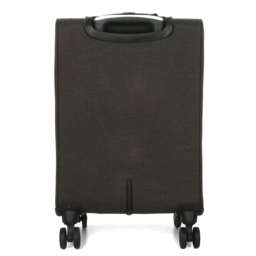 Чемодан Малый (S) тканевый Ручная кладь Airtex Worldline Tirana 608 на 4 колесах 55x35x20см 30л Серый