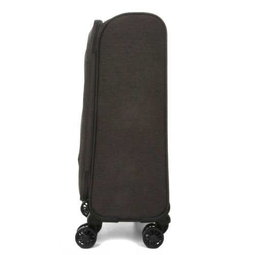 Чемодан Малый (S) тканевый Ручная кладь Airtex Worldline Tirana 608 на 4 колесах 55x35x20см 30л Серый