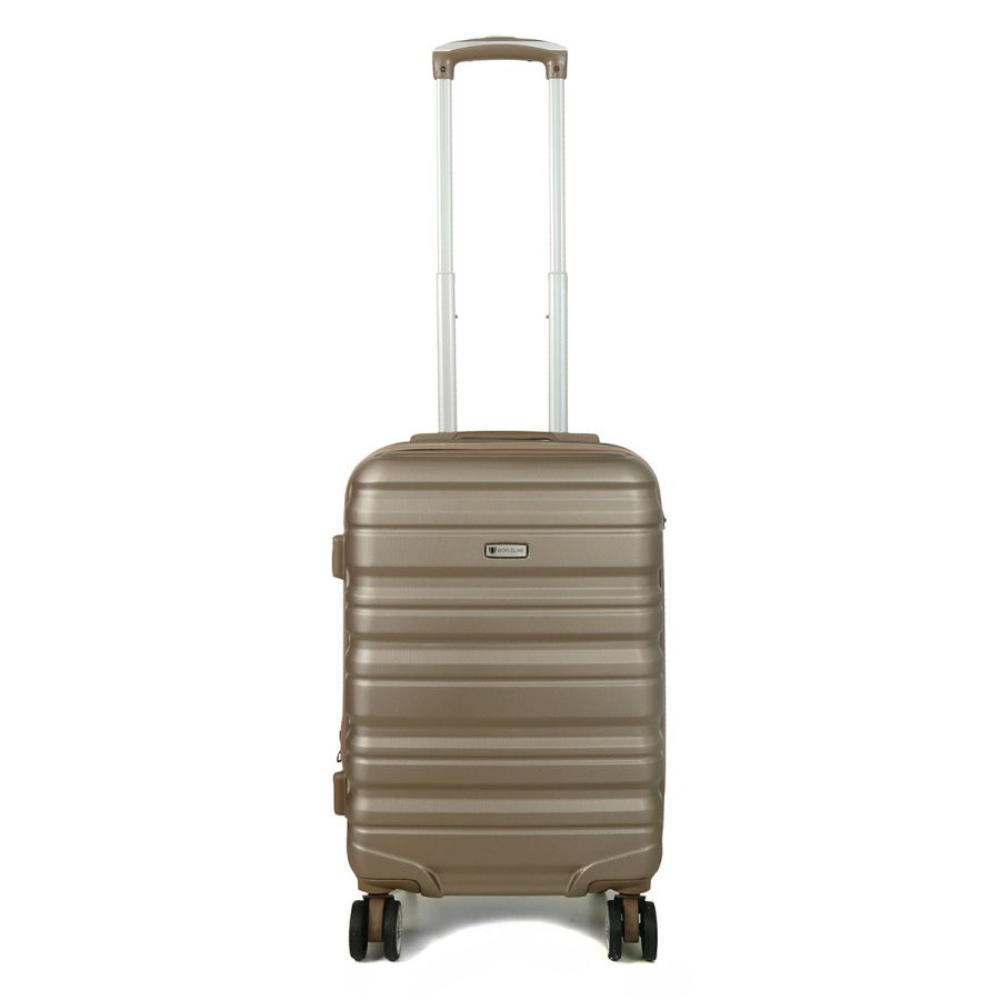 Чемодан дорожный малый (S) под ручную кладь Airtex 628 41 л 53x36x20 см Шампань (Champagne)