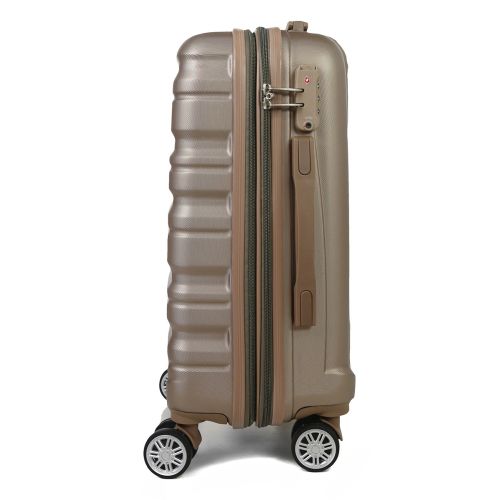 Чемодан дорожный малый (S) под ручную кладь Airtex 628 41 л 53x36x20 см Шампань (Champagne)