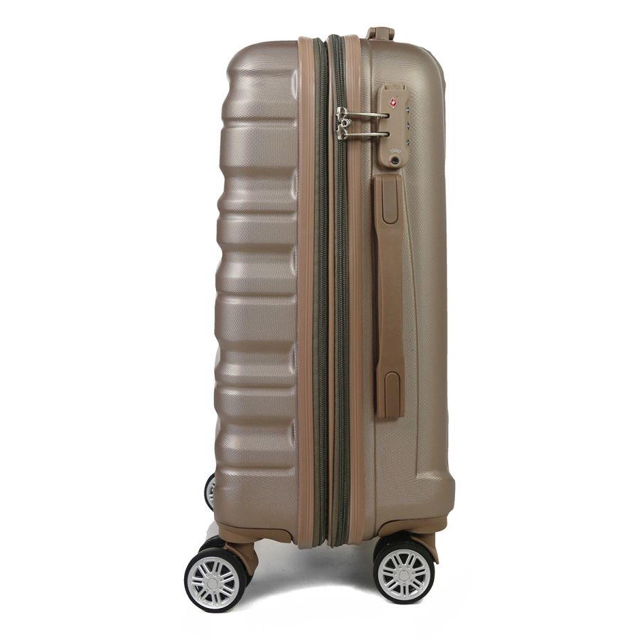 Чемодан дорожный малый (S) под ручную кладь Airtex 628 41 л 53x36x20 см Шампань (Champagne)