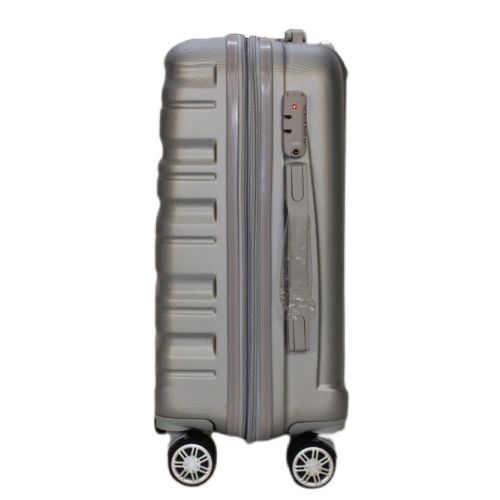 Чемодан дорожный Малый (S) под Ручную кладь Airtex 628 41 л 53x36x20 см Серый (Light grey)