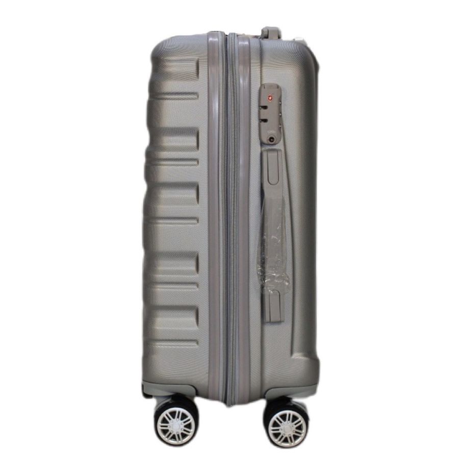 Чемодан дорожный Малый (S) под Ручную кладь Airtex 628 41 л 53x36x20 см Серый (Light grey)