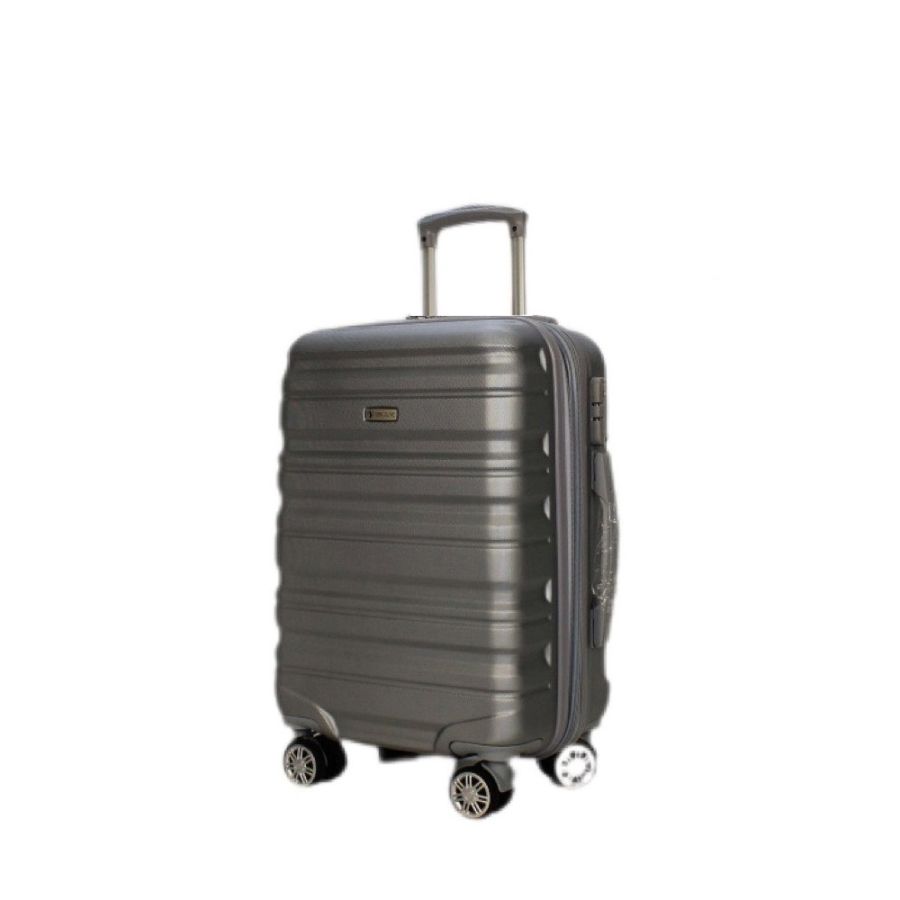 Чемодан дорожный Малый (S) под Ручную кладь Airtex 628 41 л 53x36x20 см Серый (Light grey)