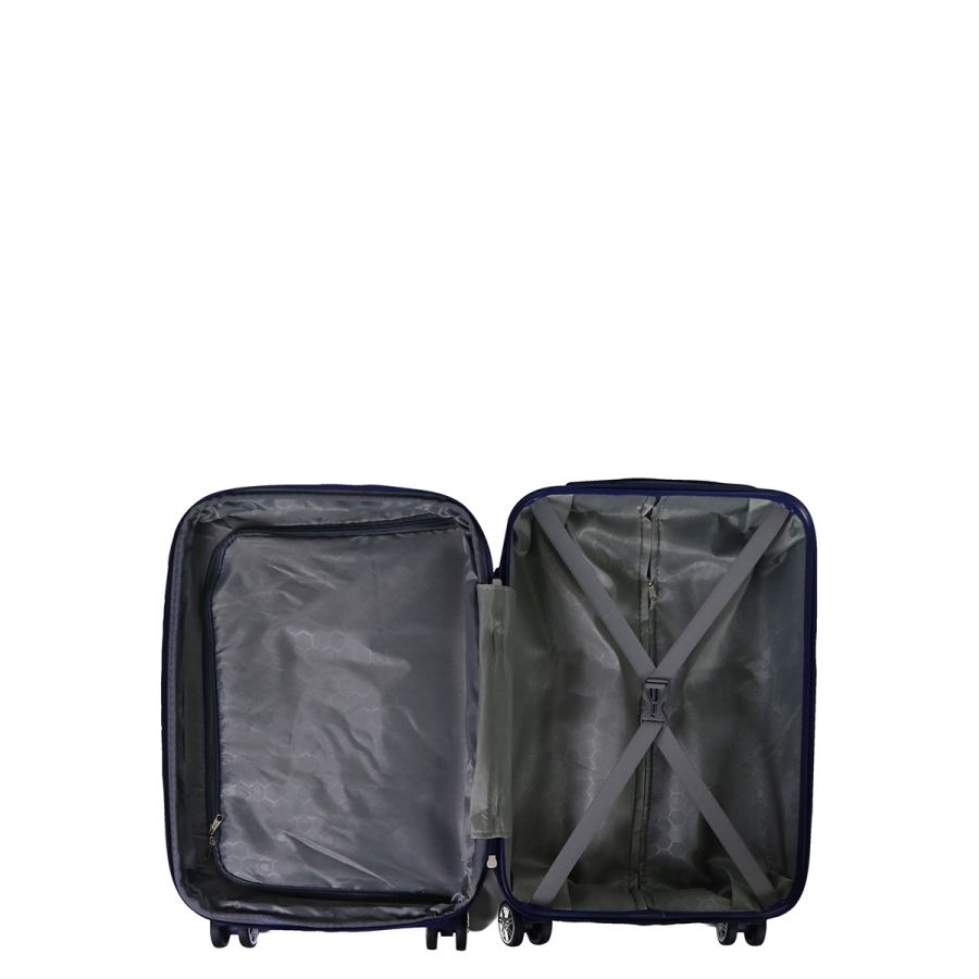 Чемодан дорожный малый (S) под ручную кладь Airtex 628 41 л 53x36x20 см Синий