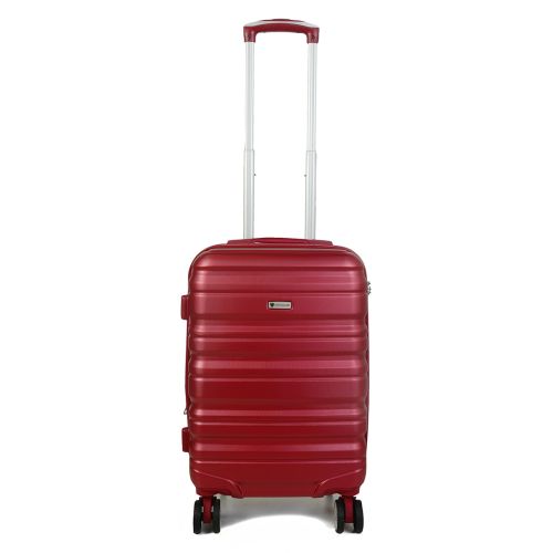 Чемодан дорожный малый (S) под ручную кладь Airtex 628 41 л 53x36x20 см Бордовый