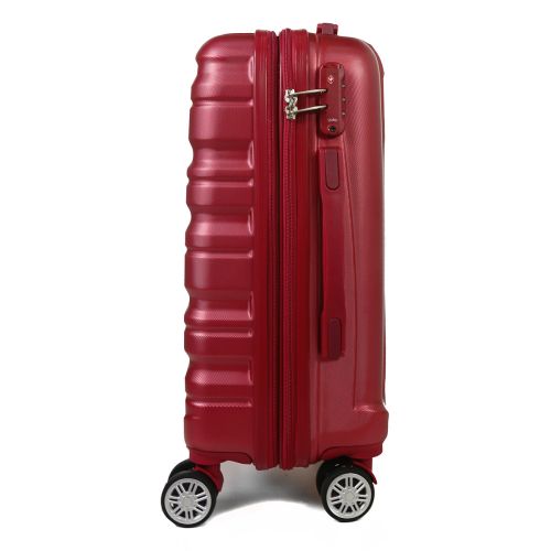 Чемодан дорожный малый (S) под ручную кладь Airtex 628 41 л 53x36x20 см Бордовый