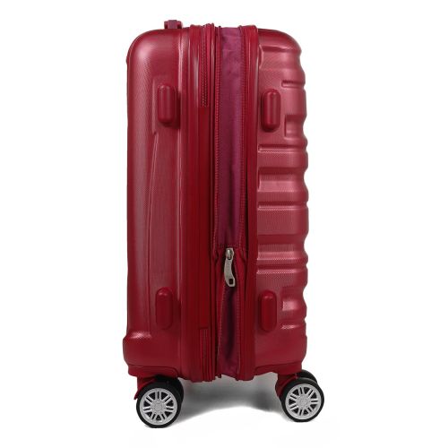 Чемодан дорожный малый (S) под ручную кладь Airtex 628 41 л 53x36x20 см Бордовый