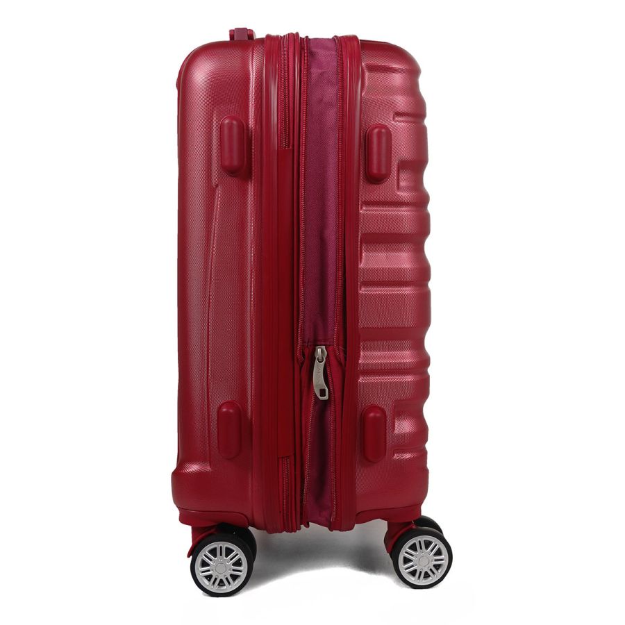 Чемодан дорожный малый (S) под ручную кладь Airtex 628 41 л 53x36x20 см Бордовый