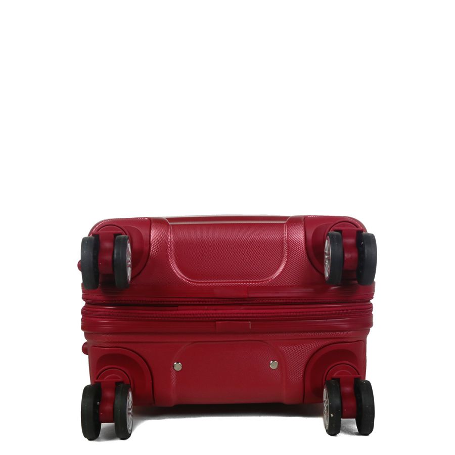 Чемодан дорожный малый (S) под ручную кладь Airtex 628 41 л 53x36x20 см Бордовый