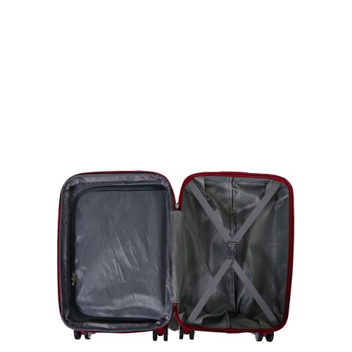 Чемодан дорожный малый (S) под ручную кладь Airtex 628 41 л 53x36x20 см Бордовый
