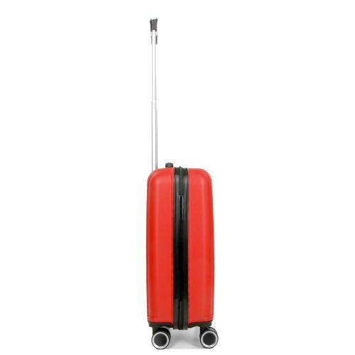 Чемодан поликарбонат Малый (S) под Ручную кладь Airtex 623 35л 55x35x20см Красный (Red)