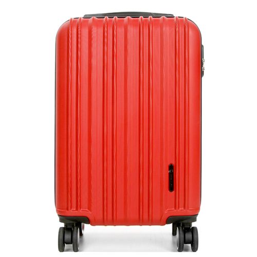 Чемодан поликарбонат Малый (S) под Ручную кладь Airtex 623 35л 55x35x20см Красный (Red)