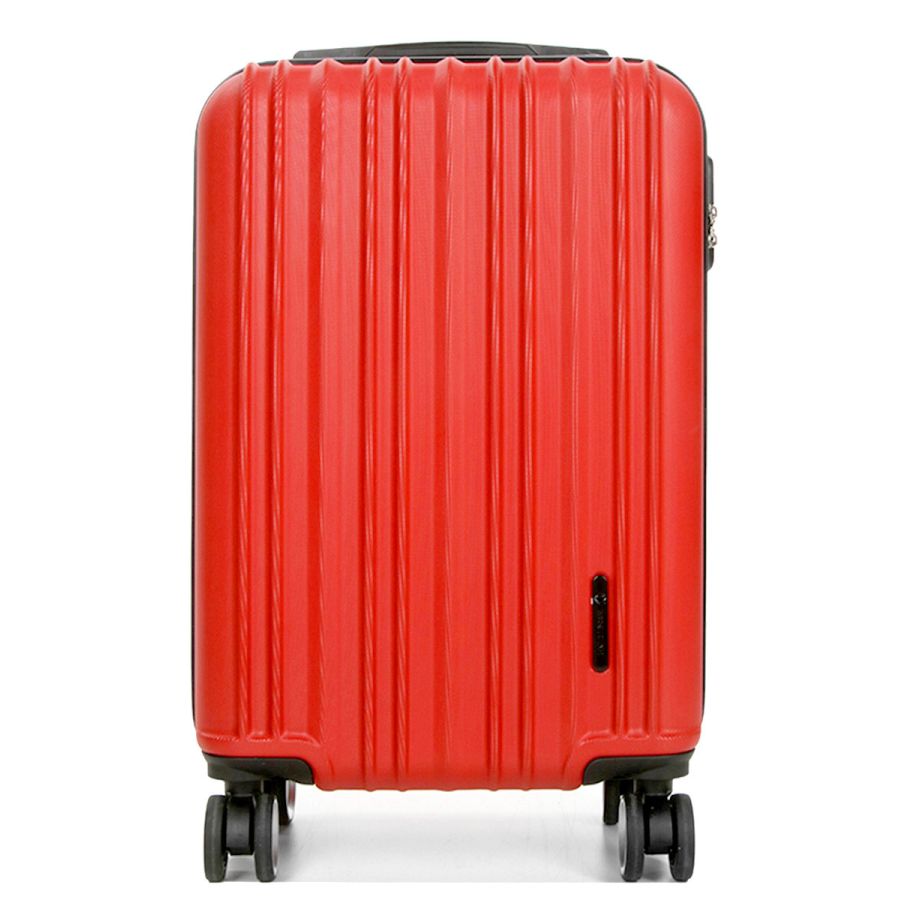 Чемодан поликарбонат Малый (S) под Ручную кладь Airtex 623 35л 55x35x20см Красный (Red)