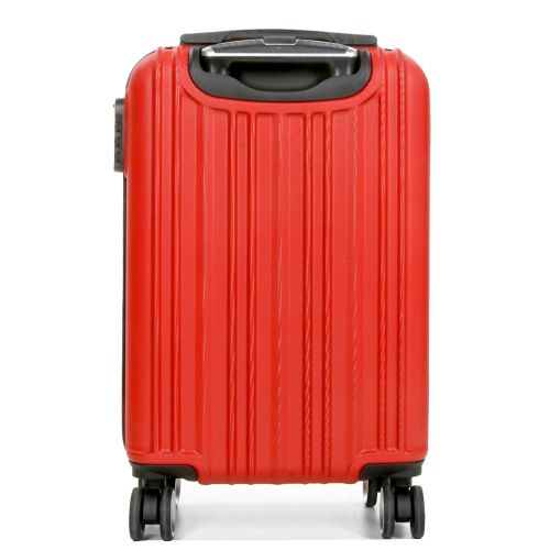 Чемодан поликарбонат Малый (S) под Ручную кладь Airtex 623 35л 55x35x20см Красный (Red)