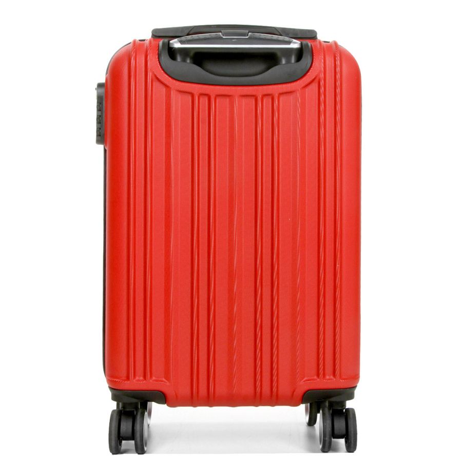 Чемодан поликарбонат Малый (S) под Ручную кладь Airtex 623 35л 55x35x20см Красный (Red)