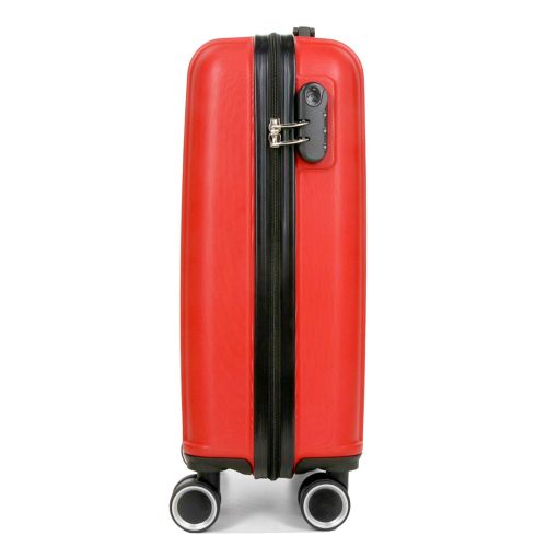 Чемодан поликарбонат Малый (S) под Ручную кладь Airtex 623 35л 55x35x20см Красный (Red)