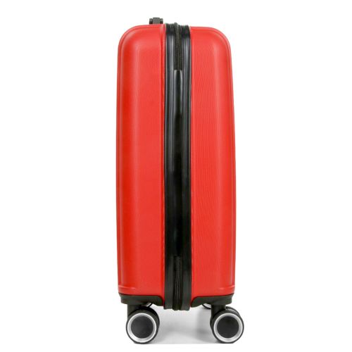 Чемодан поликарбонат Малый (S) под Ручную кладь Airtex 623 35л 55x35x20см Красный (Red)