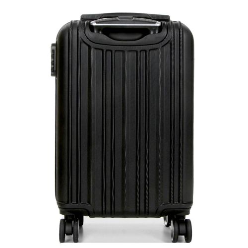 Чемодан поликарбонат Малый (S) под Ручную кладь Airtex 623 35л 55x35x20см Черный (Black)