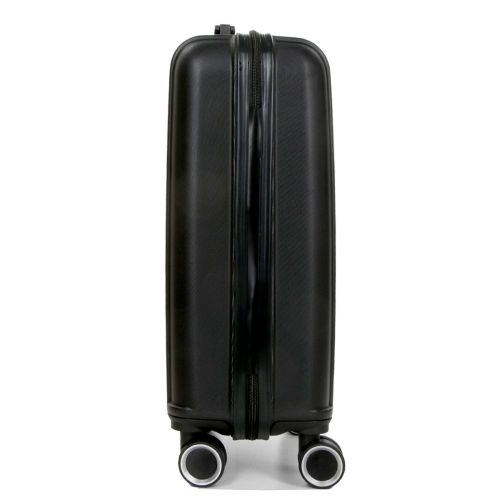 Чемодан поликарбонат Малый (S) под Ручную кладь Airtex 623 35л 55x35x20см Черный (Black)