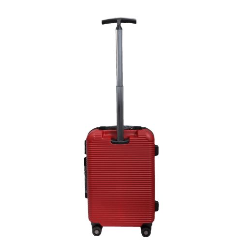 Чемодан дорожный Малый (S) под Ручную кладь Поликарбонат Airtex 968 29л 55x35x22см Красный (Red)