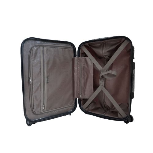 Чемодан дорожный Малый (S) под Ручную кладь Поликарбонат Airtex 968 29л 55x35x22см Красный (Red)