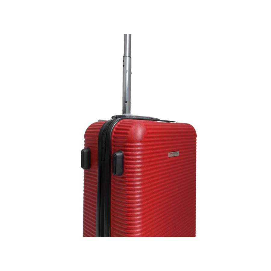 Чемодан дорожный Малый (S) под Ручную кладь Поликарбонат Airtex 968 29л 55x35x22см Красный (Red)