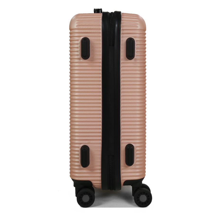 Чемодан дорожный Малый (S) под Ручную кладь Поликарбонат Airtex 968 29л 55x35x22см Шампань