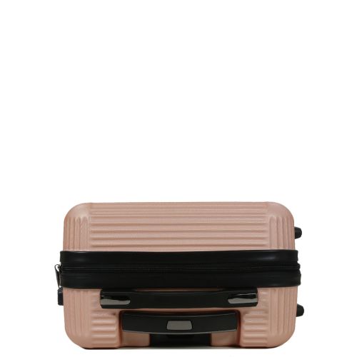 Чемодан дорожный Малый (S) под Ручную кладь Поликарбонат Airtex 968 29л 55x35x22см Шампань