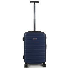 Чемодан дорожный малый (S) под ручную кладь поликарбонат Airteх 968 29л 55х35х22см Темно-синий (Dark blue)