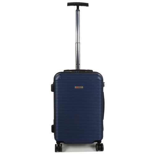 Чемодан дорожный Малый (S) под Ручную кладь Поликарбонат Airtex 968 29л 55x35x22см Темно-синий (Dark blue)